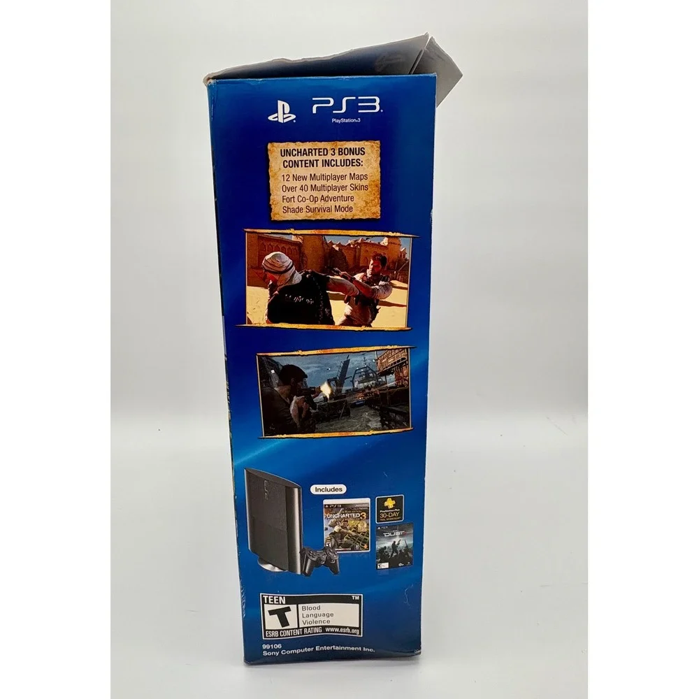 Sony PlayStation 3 PS3 250GB Uncharted 3 GOTY Edition Empty Box Only CECH-4001B